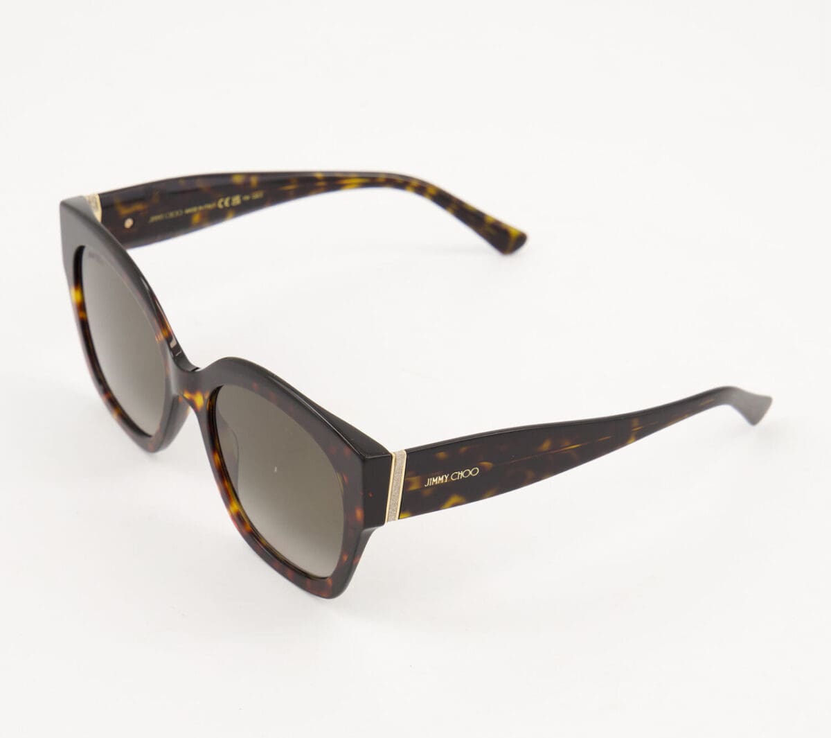 JIMMY CHOO Brown Leela Oversized Sunglasses (£295)*PLUS INSTANT WINS* - Image 3