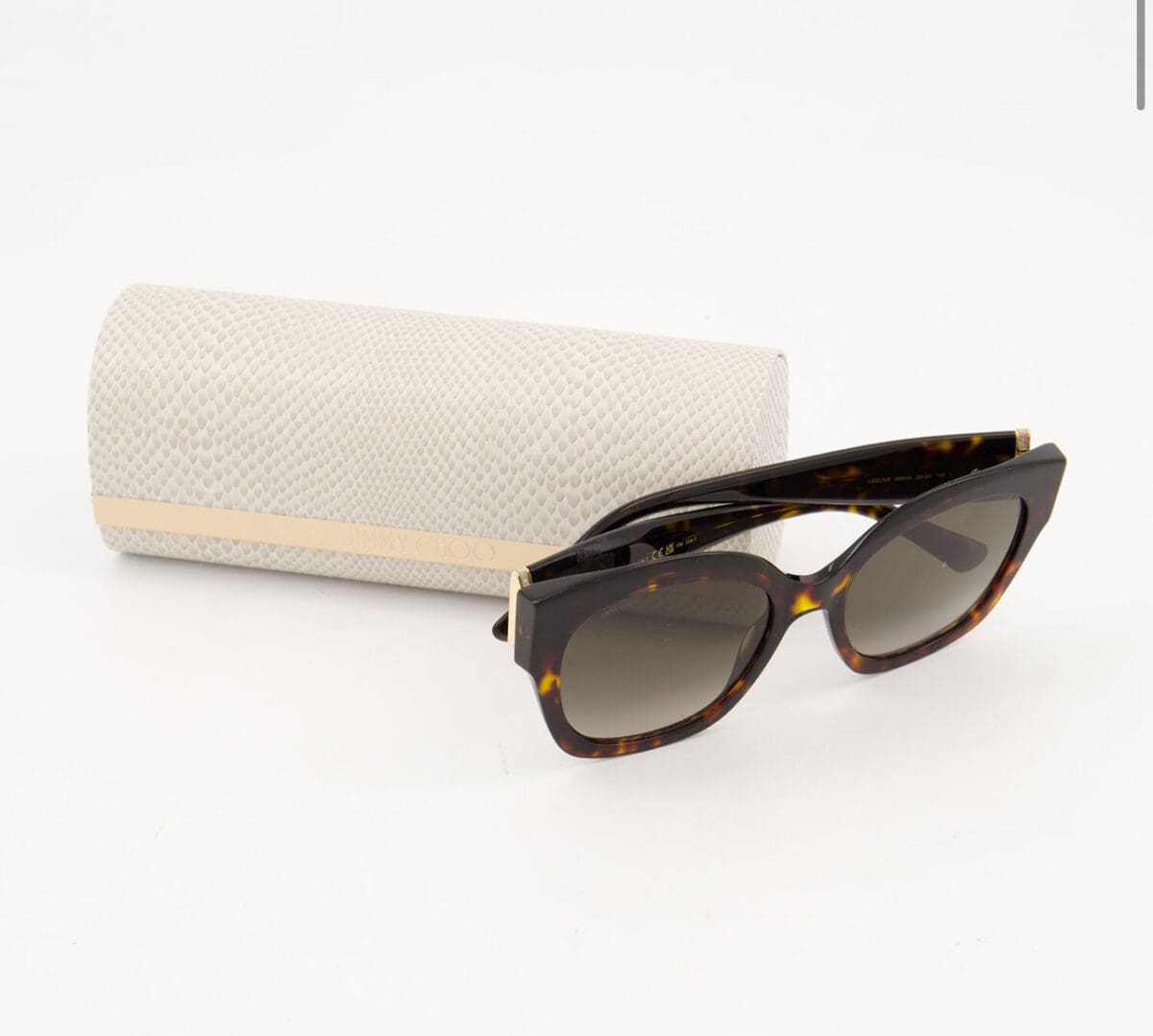 JIMMY CHOO Brown Leela Oversized Sunglasses (£295)*PLUS INSTANT WINS* - Image 4